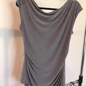 The Limited dressy shirt with studs Med.